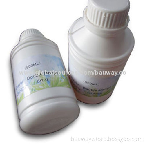 E-cigarette Liquid with Improved eGo Tank Liquid Bottle, Clear and Odorless